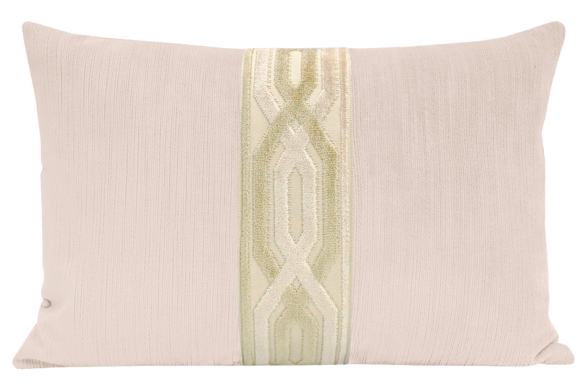 THE LITTLE LUMBAR :: STRIE VELVET // BALLET + INTERLOCK CUT VELVET TRIM // CASHMERE