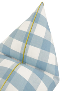 OCS X LDC | CHARLESTON CHECK // POWDER BLUE WITH CLASSIC LINEN // CHARTREUSE