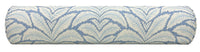 THE BOLSTER :: TALAVERA COTTON AND LINEN PRINT // BLUE