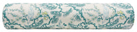 THE BOLSTER :: TRELLIS LINEN PRINT  // AEGEAN