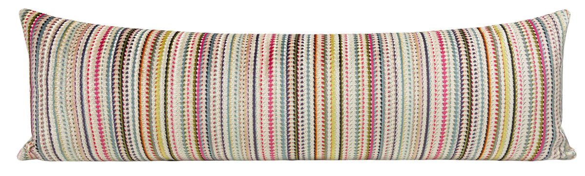 THE XL LUMBAR :: TRIBECA CUT VELVET // MULTI