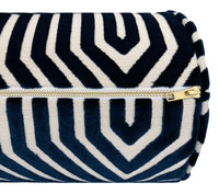 THE BOLSTER :: VANDERBILT VELVET // BLEU | SCHUMACHER