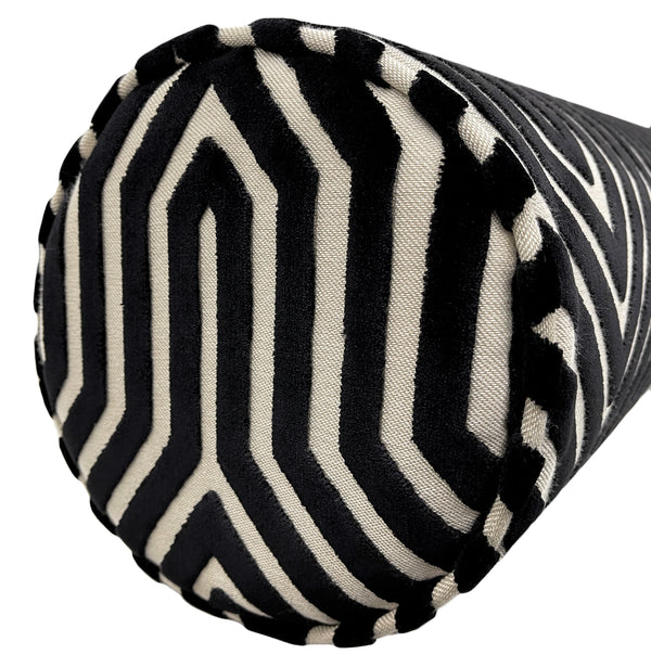 THE BOLSTER :: VANDERBILT VELVET // NOIR | SCHUMACHER