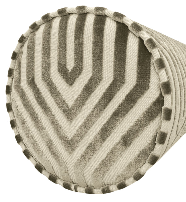 THE BOLSTER :: VANDERBILT VELVET // DOVE | SCHUMACHER