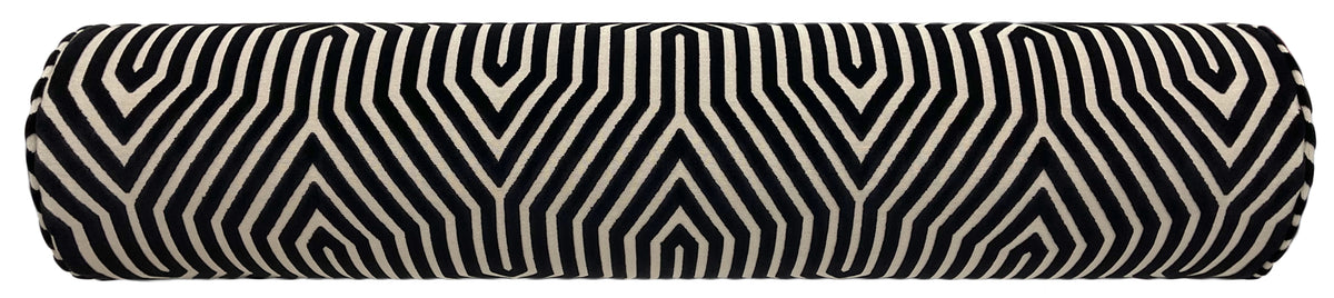 THE BOLSTER :: VANDERBILT VELVET // NOIR | SCHUMACHER