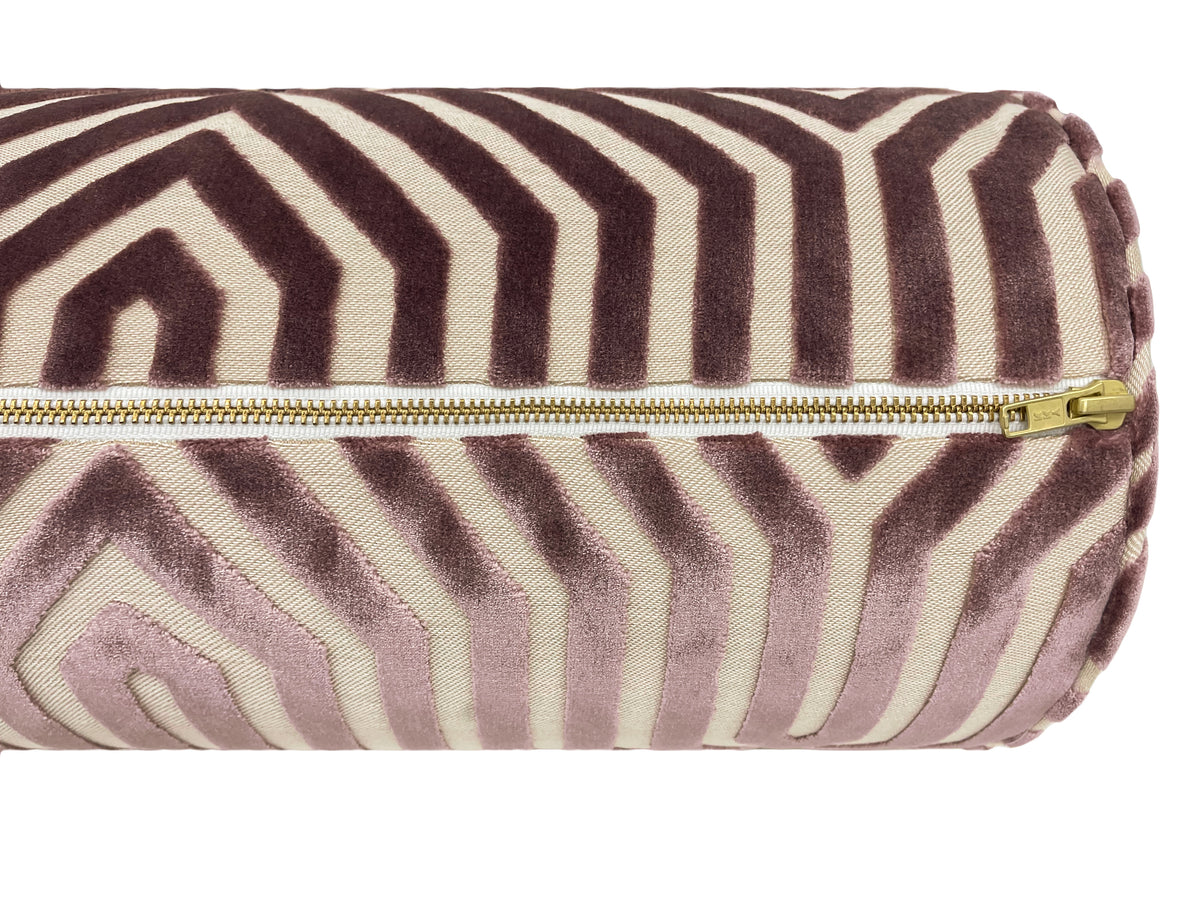 THE BOLSTER :: VANDERBILT VELVET // LILAC | SCHUMACHER