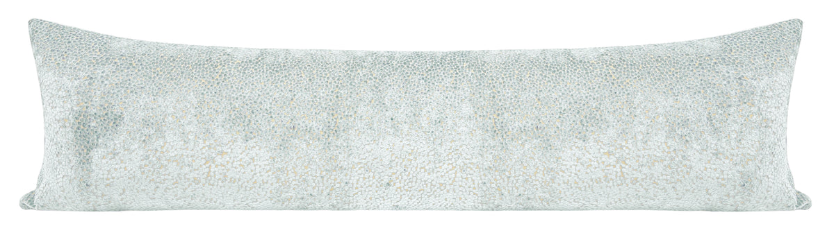 THE XL LUMBAR :: COSMO CUT VELVET // SPA BLUE