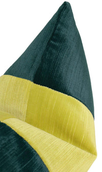 THE LITTLE LUMBAR :: STRIE VELVET // HARBOUR BLUE + CITRINE