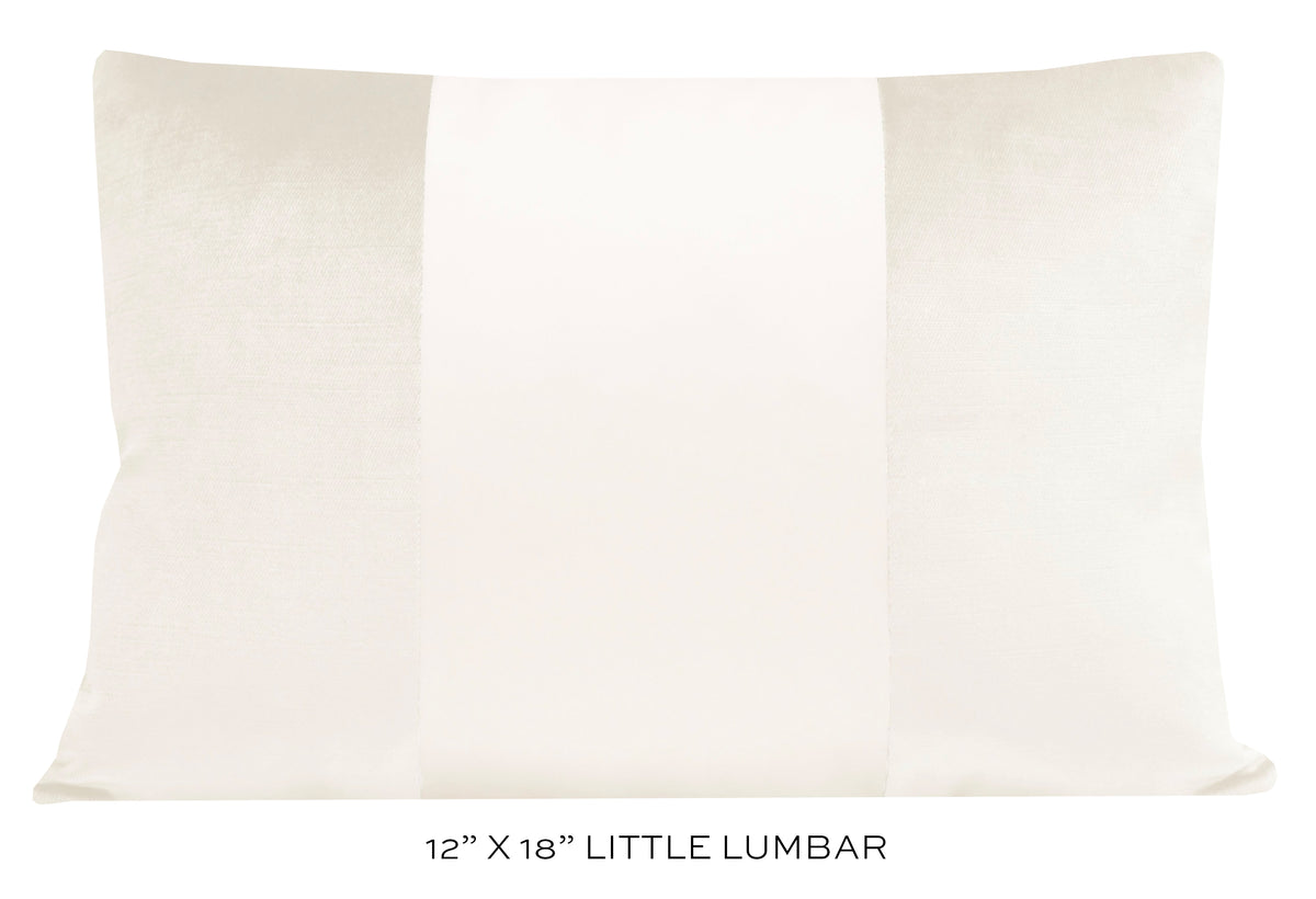 PANEL MONOCHROMATIC :: FAUX SILK VELVET // ALABASTER