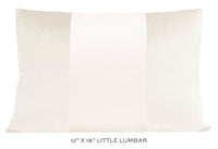 PANEL MONOCHROMATIC :: FAUX SILK VELVET // ALABASTER