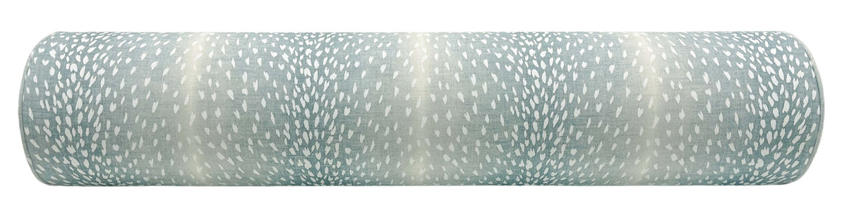 THE BOLSTER :: ANTELOPE LINEN PRINT // SPA BLUE