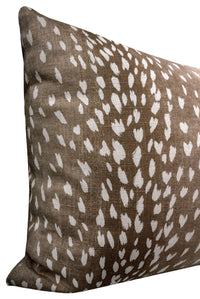 THE XL LUMBAR :: ANTELOPE LINEN PRINT // MOCHA