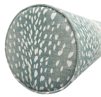 THE BOLSTER :: ANTELOPE LINEN PRINT // SPA BLUE