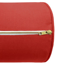 THE BOLSTER :: CLASSIC LINEN // APPLE RED