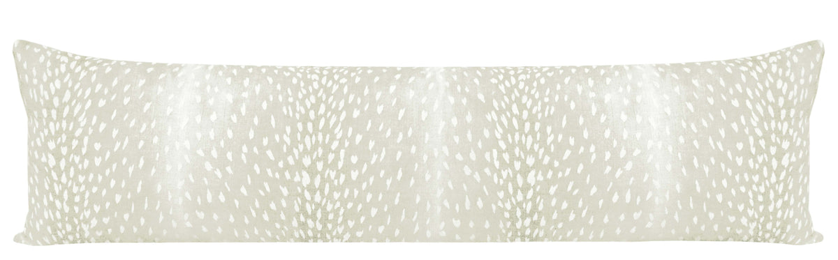 THE XL LUMBAR :: ANTELOPE LINEN PRINT // CASHMERE