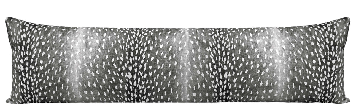 THE XL LUMBAR :: ANTELOPE LINEN PRINT // CHARCOAL