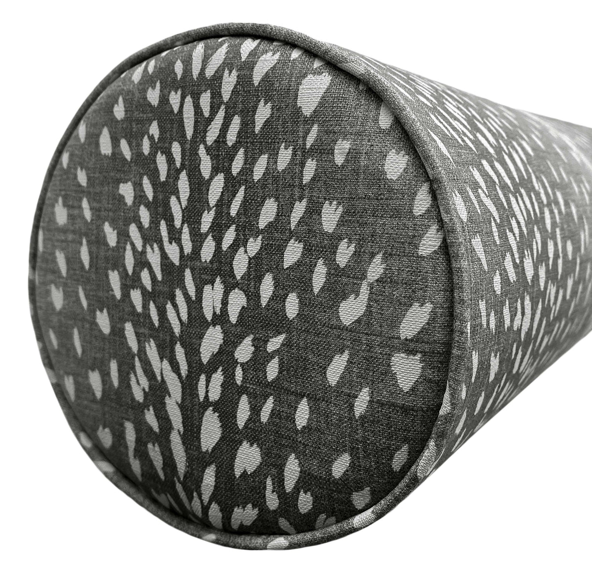 THE BOLSTER :: ANTELOPE LINEN PRINT // CHARCOAL