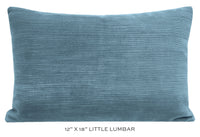 STRIE VELVET // CHAMBRAY