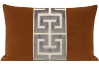 THE LITTLE LUMBAR :: SOCIETY VELVET // COGNAC + GREEK TRIM // GRAPHITE
