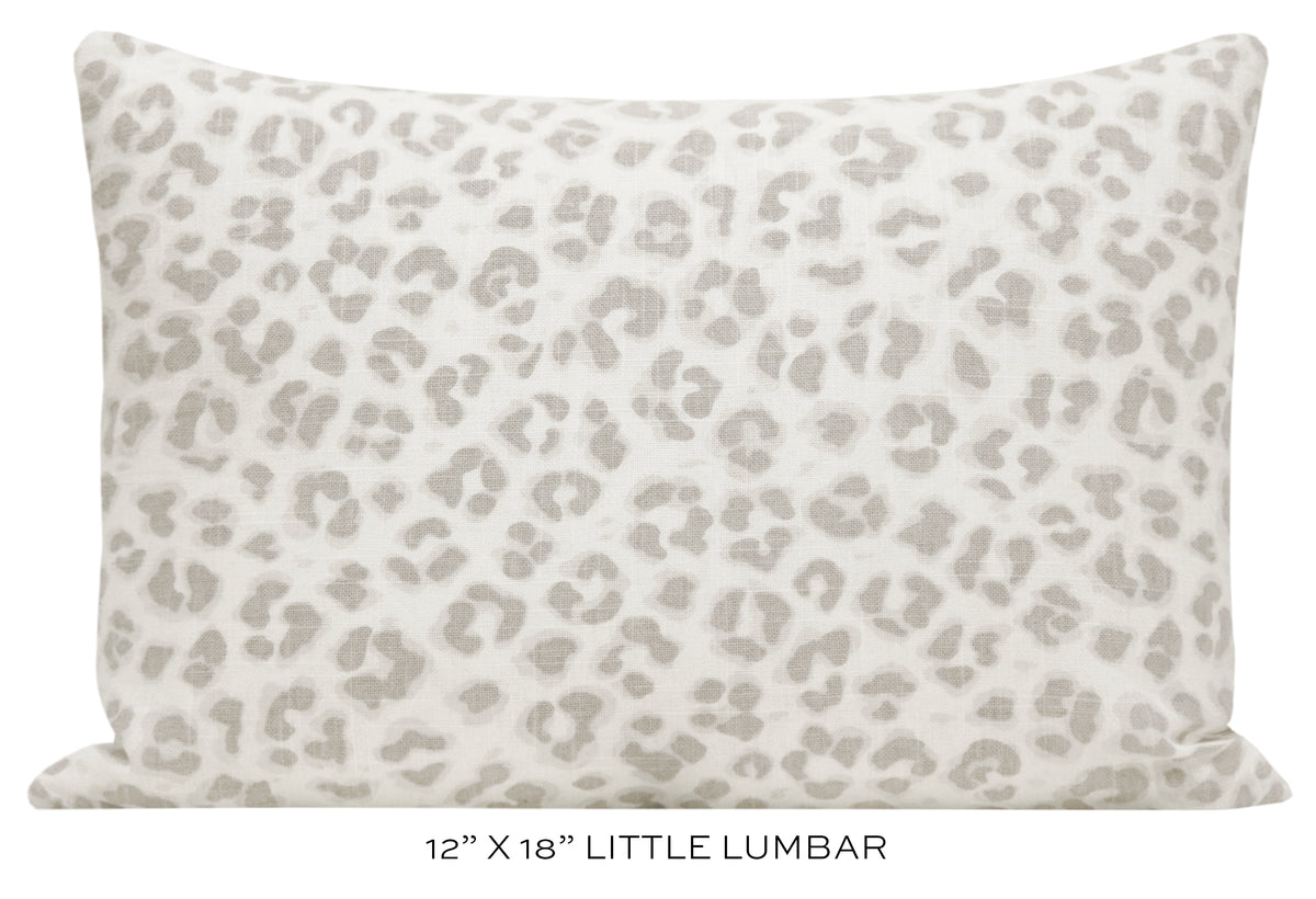 COUGAR LINEN PRINT // STONE