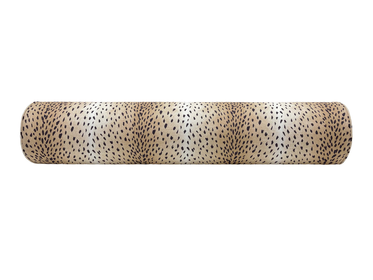 THE BOLSTER :: ANTELOPE LINEN PRINT // EBONY
