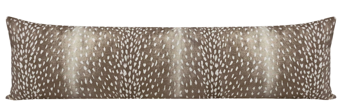 THE XL LUMBAR :: ANTELOPE LINEN PRINT // MOCHA
