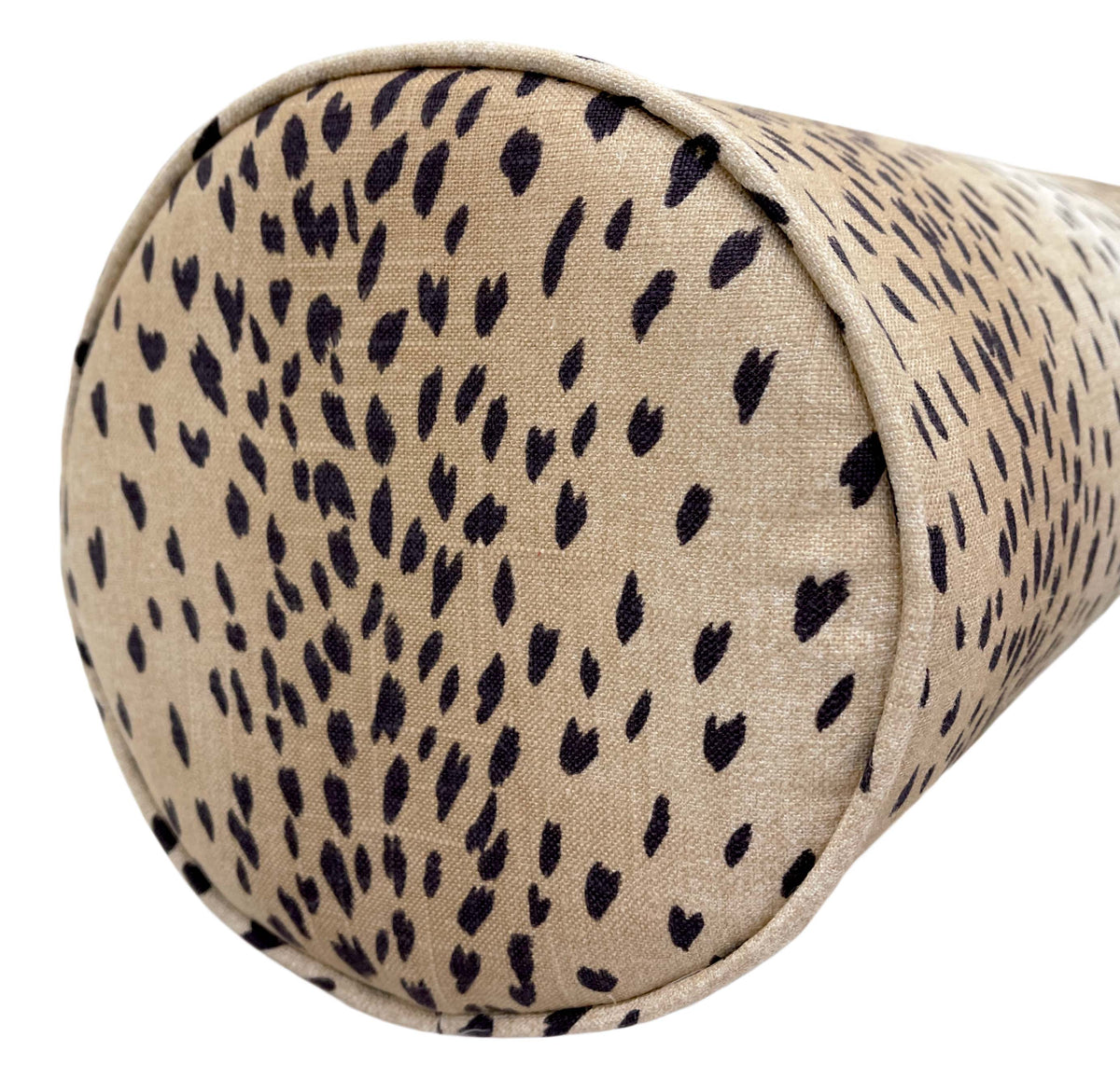 THE BOLSTER :: ANTELOPE LINEN PRINT // EBONY