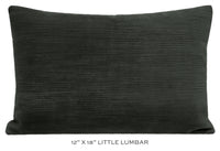 STRIE VELVET // GRAPHITE