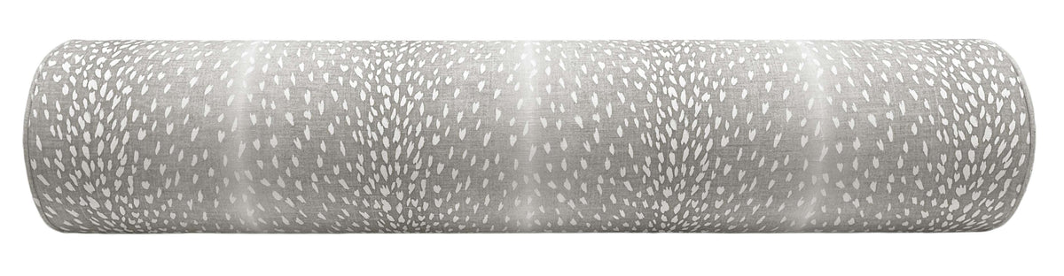 THE BOLSTER :: ANTELOPE LINEN PRINT // GREY