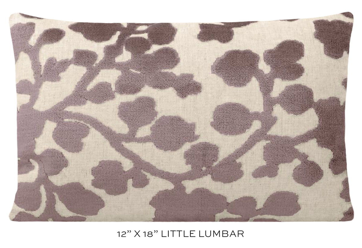 BLOSSOM CUT VELVET // SMOKEY AMETHYST