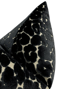 LEOPARD CUT VELVET // NOIR