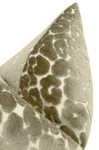 LEOPARD CUT VELVET // TAUPE