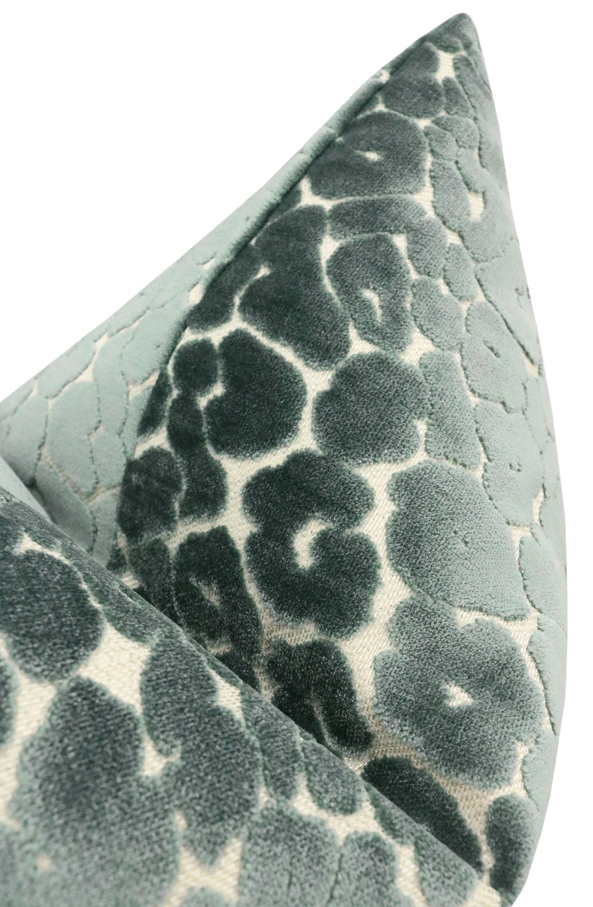 LEOPARD CUT VELVET // TURKISH BLUE