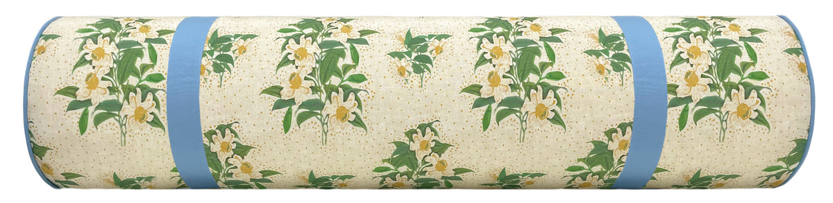 OCS X LDC | THE BOLSTER | LULIE WALLACE : OLIVIA + RIBBON TRIM // HYDRANGEA BLUE
