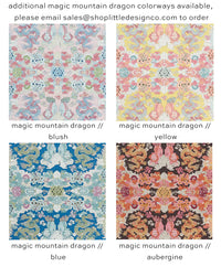 THE XL LUMBAR :: MAGIC MOUNTAIN DRAGON // BLUSH