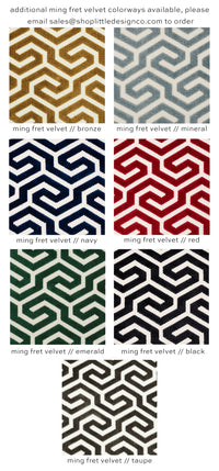 MING FRET VELVET // MINERAL