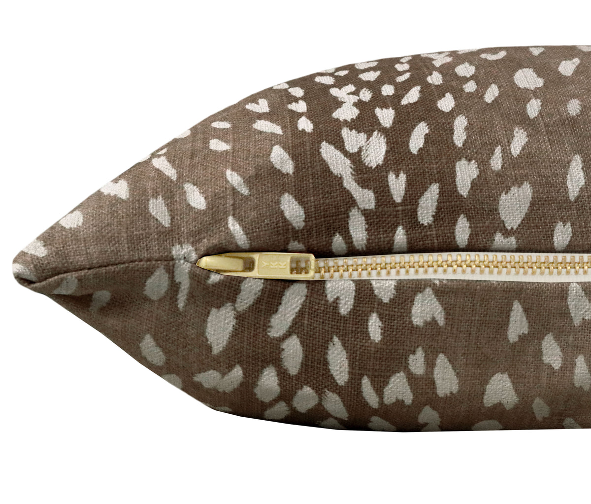 THE XL LUMBAR :: ANTELOPE LINEN PRINT // MOCHA