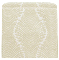 THE SKIRTED OTTOMAN :: MUSGROVE CHENILLE // CASHMERE