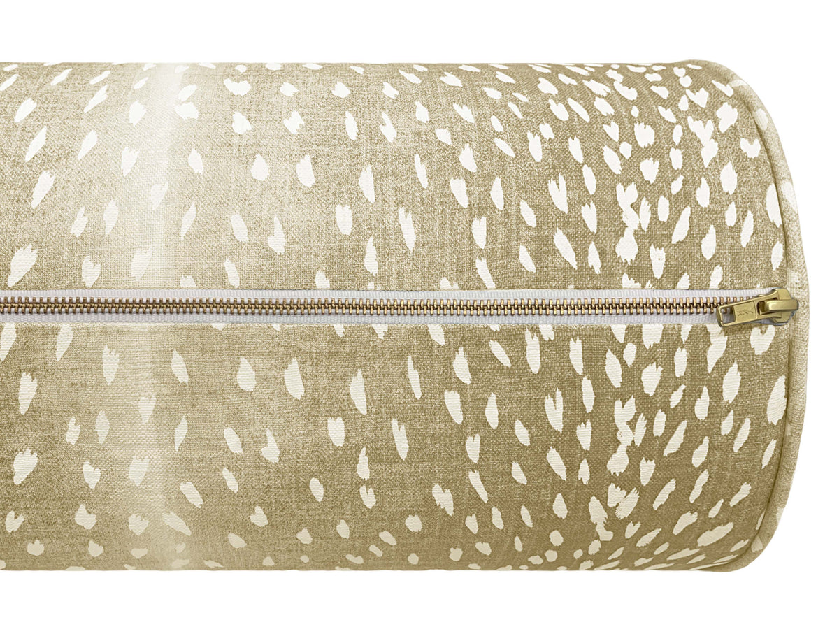 THE BOLSTER :: ANTELOPE LINEN PRINT // NATURAL