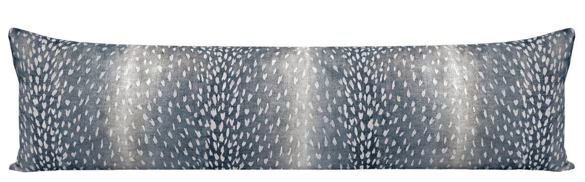 THE XL LUMBAR :: ANTELOPE LINEN PRINT // NAVY BLUE