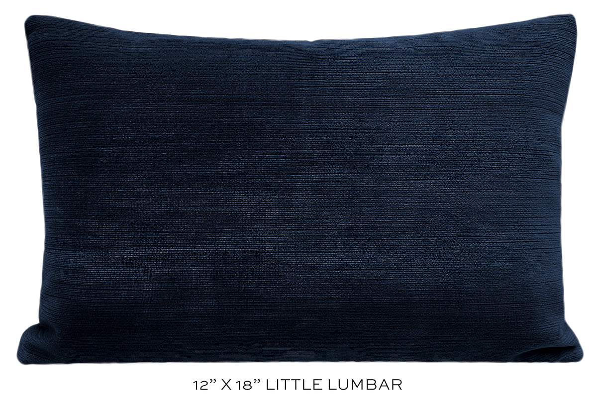 STRIE VELVET // NAVY BLUE