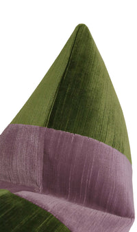 THE LITTLE LUMBAR :: STRIE VELVET // OLIVE + SMOKEY AMETHYST