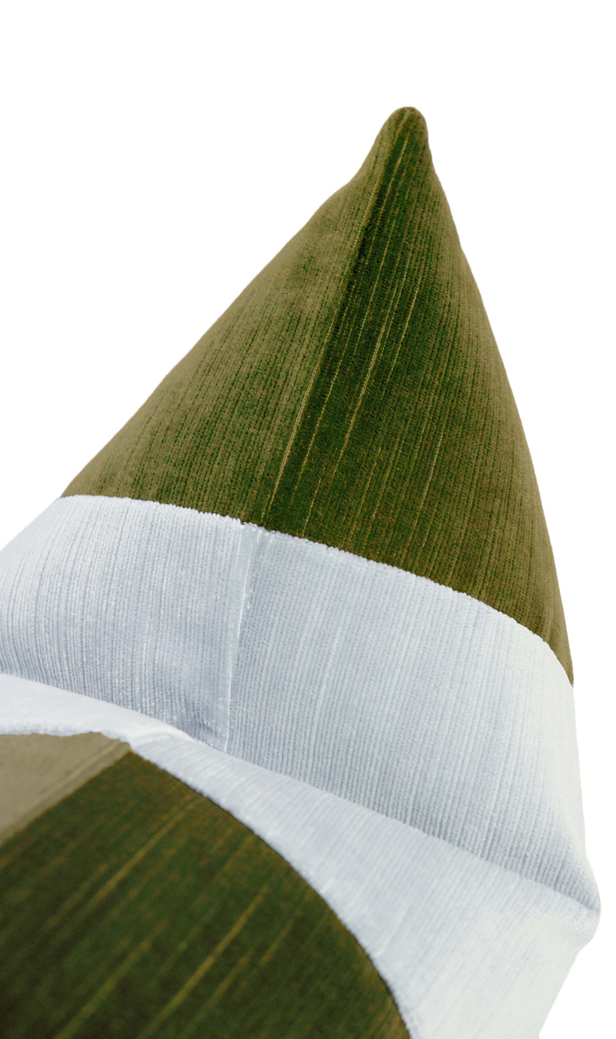 THE LITTLE LUMBAR :: STRIE VELVET // PERIDOT + MIST