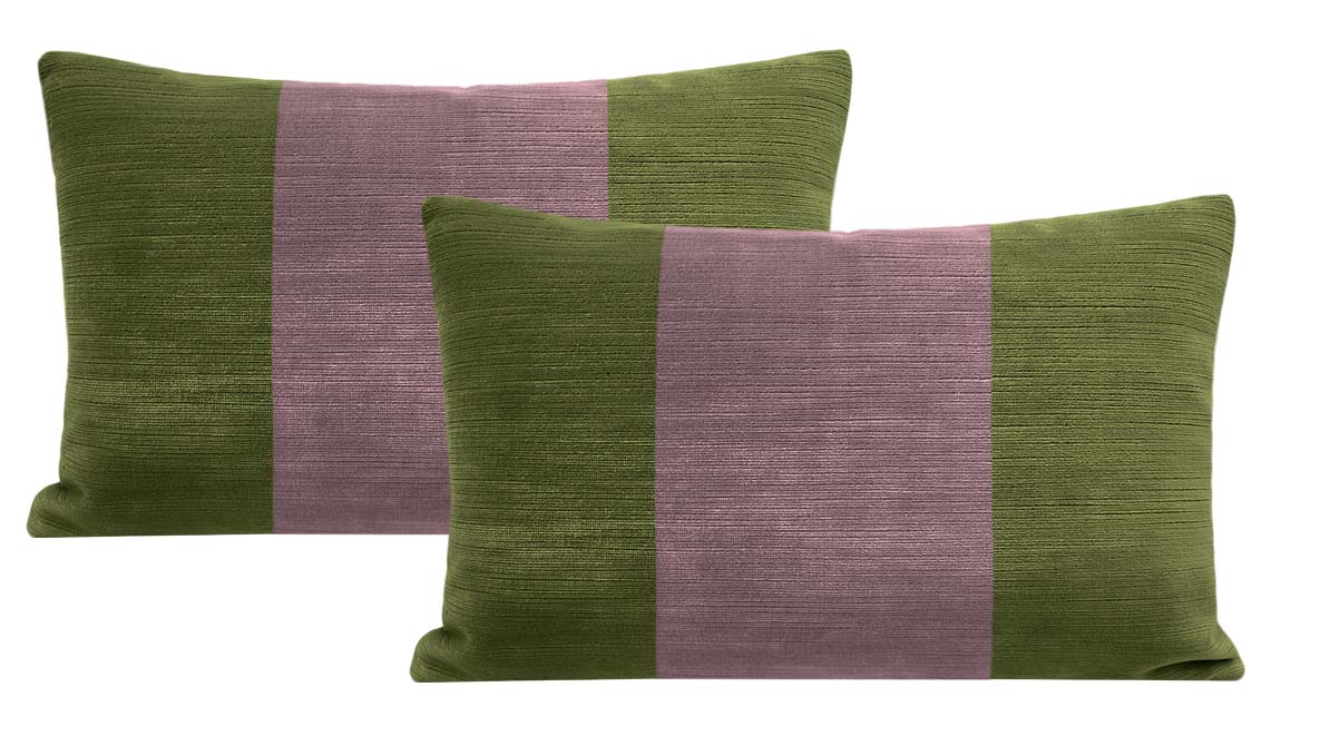 THE LITTLE LUMBAR :: STRIE VELVET // OLIVE + SMOKEY AMETHYST