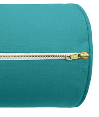 THE BOLSTER :: CLASSIC LINEN // PEACOCK