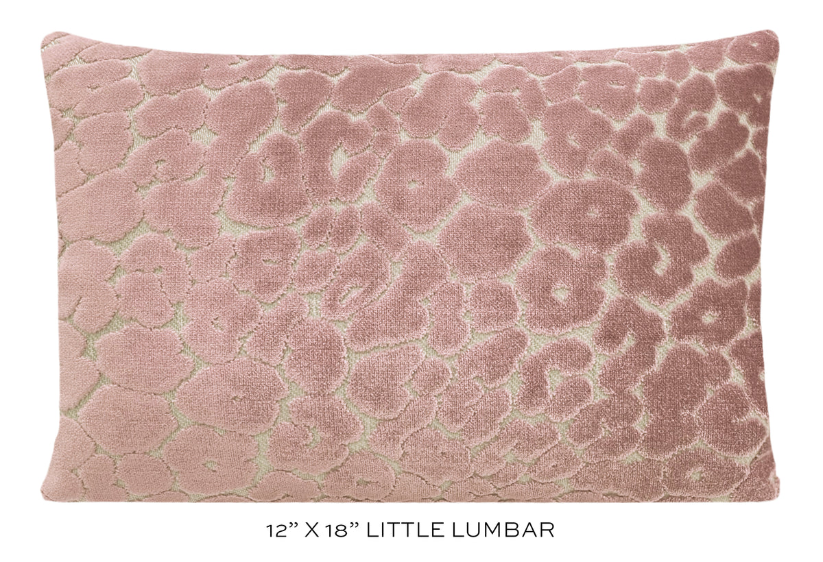 LEOPARD CUT VELVET // PINK PEONY