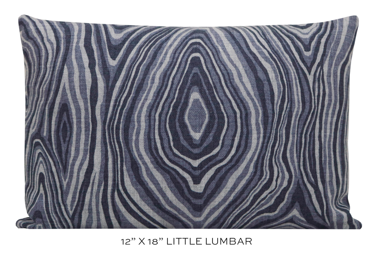 AGATE LINEN PRINT // PRUSSIAN BLUE