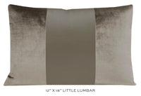 PANEL MONOCHROMATIC :: FAUX SILK VELVET // QUARTZ