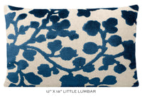 BLOSSOM CUT VELVET // SAPPHIRE