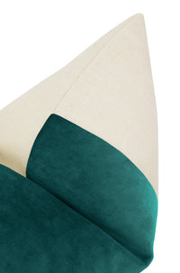 FINAL SALE : PANEL :: 12" X 18" SOCIETY VELVET // PEACOCK PILLOW COVER